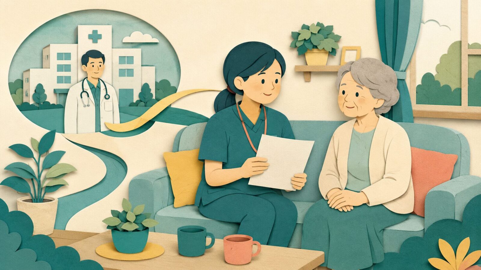訪問看護指示書とは何かを説明するイラスト